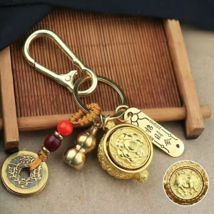 Pendant【Attracting Wealth And Treasure】Zodiac Cornucopia Keychain Decoration Accessories