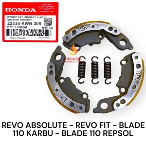 Original Kampas Ganda Only Revo Absolute/ Revo Fit/Blade 110 Karbu/Blade 110 Repsol/Revo X KWB KD408