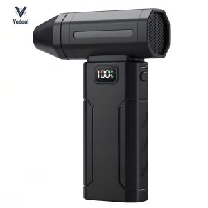 Compressed Air Duster 5-Speed Handheld Portable Dust Blower Electric Dryer Screen Display Rechargeable for Car Computer Home Office Dust Cleaning [Vodool Shophouse]