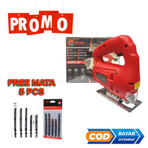 FREE 5 PCS MATA EDON mesin jigsaw gergaji pemotong kayu triplek jig saw MURAH LARIS Variable Speed