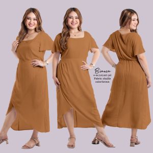 LD2 BIANCA beach dressplus size slim sizewide sleevescomfy dresspocket dress wedding dress