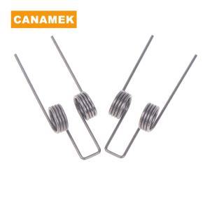 【CANAMEK】 2PCS Double Torsion Spring 1.1 Wire Diameter 10.5mm Outside Diameter Strong Torsional Spring