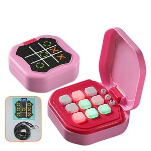 BANZU Electronic TIC-TAC-TOE Game 9-in-1 Memory Training Interactive Board Game Toys Chess Game Funny Noughts and Crosses Game For Adults Kids