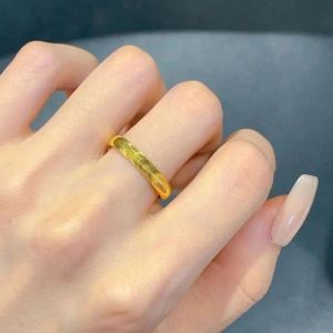 SKJK Sang trọng nhẹ nhàng Nhẫn trơn mắt mèo Trang sức ngón tay Những người yêu nhau Quà tặng ngày lễ tình nhân Màu sắc đồng nhất Đơn giản Nhẫn đôi bằng thép titan Các cô gái