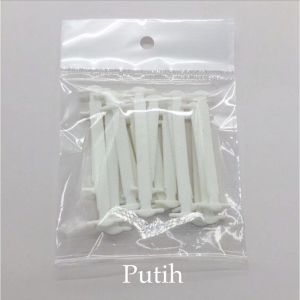 Tali Sepatu Silikon Tanpa Ikat 1 Set 16PCS Premium Quality Murah Elastis Praktis Rubber Shoelace