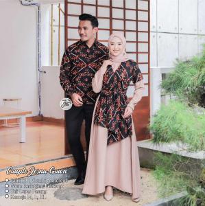 100% TERMURAH TOKO BATIK EXCLUSIVE-Baju Batik couple - Batik - Baju Muslim Wanita Terbaru 2021 - kebaya Coupel Modern - Gamis Batik - Black Dress - Batik Pria - Couple Batik - Batik Sarimbit - Batik Kondangan - batik Keluarga JESNA COUPLE