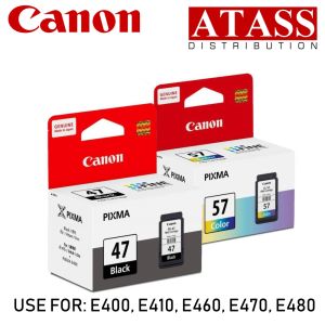 CANON PG47 / CL57S / CL57 CARTRIDGE. PG-47 CL-57 FOR CANON E470 E410 E470 E400 E460 2135 2676 680 678 7754