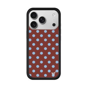 Wildflower Ins Polka Dots Phone Case for iPhone 17 16 15 14 13 12 Pro Max Plus air 11 Y2K Hot Wave Point wildflower Cases Cover