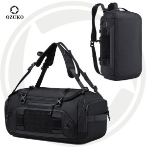 Ozuko 9779 NEW ARRIVAL | OZUKO x BANGE | 33x30x53cm (Approx. 52L) 1.36kg | Premium Travel Backpack | Fits 15.6-inch Laptop & Tablet | Oxford Fabric | Anti-Theft Design | Quality Zipper | Multi-Functional Gym & Business Bag