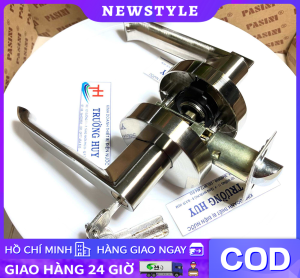 Khoá tròn tay gạt thẳng cứng cáp - Khóa tay nắm cửa 45-65mm cho phòng tắm