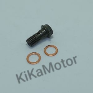 Baud Baut Selang Oli Dispad Cakram Honda Vario Supra Beat Scoopy Plus Ring Tembaga