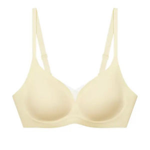 Love Angel บราทรงสามเหลี่ยมสำหรับผู้หญิง สายปรับได้ นุ่มสบาย มีฟองน้ำเจลลี่ ไม่มีโครง