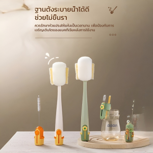 แบบพกพา แปรง แปรงล้างถ้วย แปรงหนึ่งอันใช้งานได้ห้าอย่าง การจัดเก็บ ขวดพิเศษ มนุษยธรรม แปรงถ้วยเก็บความร้อน แปรงล้างถ้วยแบบพกพาพิเศษ ห้าในหนึ่งเดียว ถ้วย