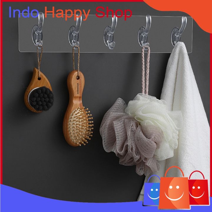 Gantungan Baju Tempel Dinding Pengait Gantungan Baju Dinding Tanpa Paku