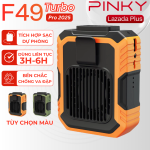 Quạt Điều Hoà Đeo Thắt Lưng Quạt Làm Mát Di Động 3 Cấp Độ Gió Kiêm Sạc Dự Phòng 6000 mAh Cổng Sạc Type Tiện Dụng