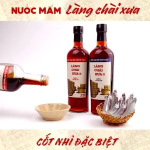 NƯỚC MẮM NHỈ XUẤT KHẨU NHÃN XANH 500ML - LÀNG CHÀI XƯA