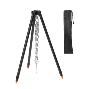 Aluminum Alloys Camping Tripods Grills Support Stable Base For Outdoor Cooking On Uneven Terrain Campfires Parties