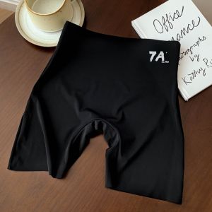 7A Antibacterial High Waist Summer Shorts Thin Ice Silk Safety Pants Anti-Exposure Underwear Womens High Waist Seamless Bottom #058-3