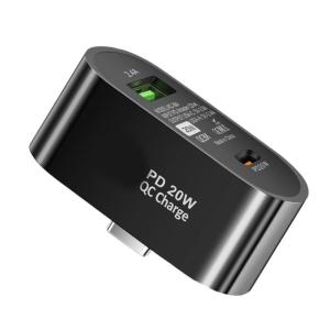 Loại C 20W USB 2.4A Nhanh Chóng điện thoại trong xe ô tô Bộ chuyển đổi sạc Nhanh Chóng Sạc Splitter Cho máy tính bảng Phụ kiện điện thoại thông minh