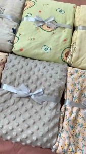 ผ้าห่มดอทขนมิ้งค์ ผ้าห่มสําหรับเด็กและผู้ใหญ่