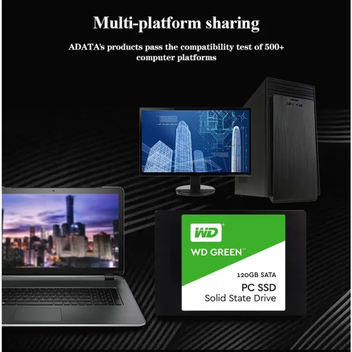 ⚡️SSD ใหม่!!⚡️120GB / 240GB / 480GB / 1TB SSD (เอสเอสดี) WD SSD GREEN ...