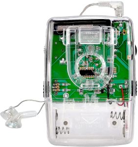 RETEKESS TR624 AM/FMโปร่งใสเครื่องเล่นวิทยุแบบพกพาสะดวก