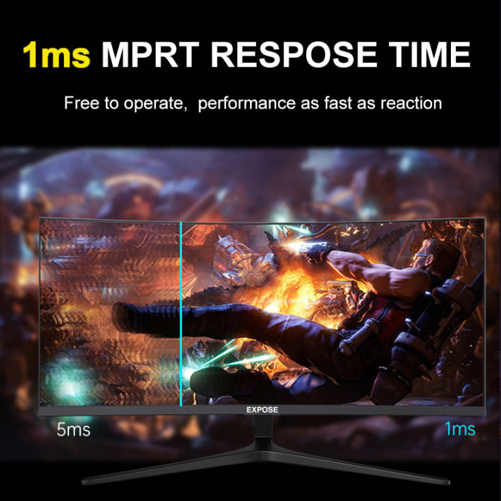 EXPOSE%20Gaming%20Monitor%20165hz%20Curved%204k%20display%20computer%20monitor%2027/24%20inch%20Frameless%20Full%20Screen%201MS%20HDMI/DP/VGA%20Warranty%2010%20Years%20-%20Image%205