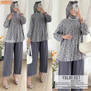 Setelan wanita jumbo Yulbi/set celana wanita LD 110/ setelan wanita kasual/ set celana wanita santai/baju kerja wanita/ baju kondangan wanita/ baju lebaran 2024