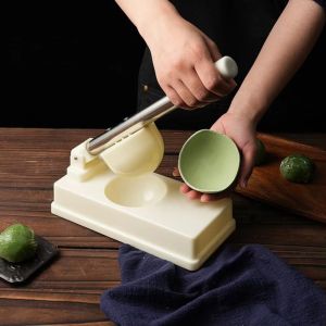 WAPKTY Lăn Máy làm bánh bao Máy ép khuôn Làm bánh bao Khuôn làm bánh bao Dụng cụ nướng bánh Máy ép bột Sử dụng trong bếp