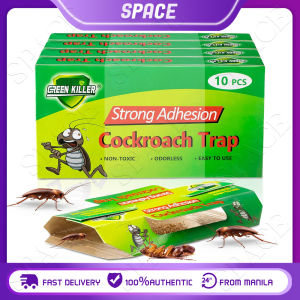 10Pcs Cockroach Trap Roach Killer Indoor Home Non-Toxic Sticky Trap Bug Glue Trap Home Cockroach Killer Infestation Safety to Pets &  Child Easy to Use