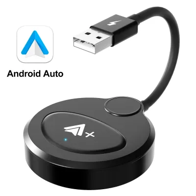 ANYTROX Mini Wireless CarPlay Adapter with Built-in YouTube Netflix TikTok - Car Audio Stereo Receiver