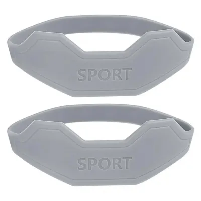 Buzesty 1 Pair Silicone Patella Band Patellar Tendon Stabilizer Knee Brace For Knee Pain And Tendonitis Knee Support Strap For Fitness Training