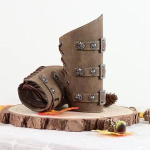 Cross-border Viking style mens European medieval retro knight wristband COSPLAY Stage Costume Path #