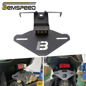 SEMSPEED Giá Đỡ Gọn Gàng Gắn Đuôi Chắn Bùn Biển Số Xe Máy Cho Honda PCX 160 125 2021-2022