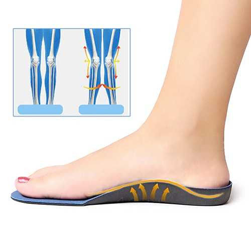 Pasang Insole Sepatu FlatFoot Orthopedic Feet Insole Kaki