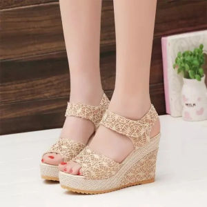 High-heeled Wedge Platform Fish Mouth 2024 New Womens Peep Toe Sandals Womens Shoes Comfort Summer Designer Shoes