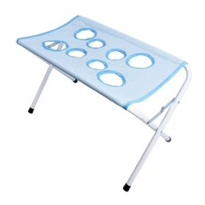 DewyBabe Pet Grooming Hammock Stand Foldable Bath Rack For Cat Dog Nail Trimming Ear Cleaning Tool