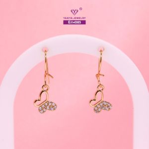 Yaxiya Anting Emas Motif Kupu Perhiasan Lapis Emas 18K 565