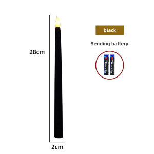 เทียนอิเล็กทรอนิกส์ เทียนพลาสติกสูงไฟใหญ่ เทียนตกแต่งโต๊ะอาหาร ตกแต่งโต๊ะโรงแรมให้โรแมนติก เทียนตกแต่งร้านบาร์ มีหลายสีให้เลือก นำเข้าจากจีน