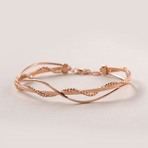 Chow Sang Sang Minty Collection 18K Rose Gold Bangle 92546K