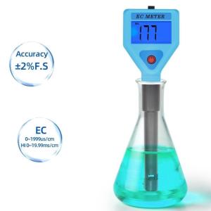 Real Time Display Electrical Conductivity Meter Waterproof Water Quality Measurement Tool Aquarium Manager