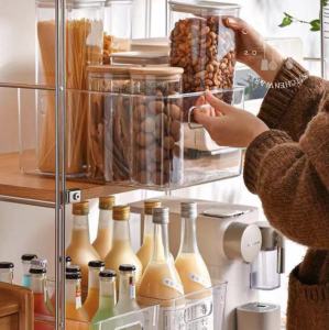 Classy Luxe Transparent Storage Box Multifunctional Organizer Storage Cabinet Box Cosmetics Organizer Classification and Sorting Basket Box