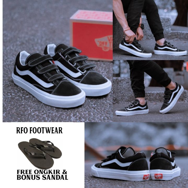 Sepatu hot sale vans velcro