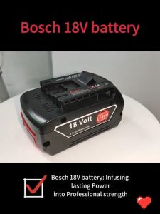 For Bosch 18V 6Ah/12Ah Replacement Battery with Charger Compatible with Bosch 18V Cordless Tools Rechargeable Li-ion Battery Pack Fast Charger for Power Tools Malaysia Local Stock