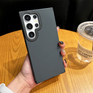 เคสโทรศัพท์หนังทำด้วยมือพร้อมระบบชาร์จแม่เหล็กสำหรับ Samsung Galaxy S25Ultra S25 + S24Ultra S23Ultra S22Ultra ผิวรู้สึกว่ารองรับ S24 MagSafe +/S25/S24หลายสีที่ให้เลือกสูงกว่ากล้อง