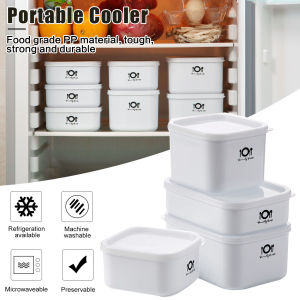 CNMF Plastic Tủ Lạnh Trái Cây Giòn Bằng Lò Vi Ba Bento Hộp Hộp Cơm Trưa Hình Chữ Nhật Hộp Đựng Thực Phẩm