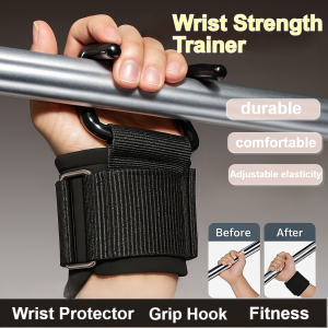 ตะขอเกี่ยวข้อมือสำหรับช่วยจับ อุปกรณ์ช่วยดึงข้อ อุปกรณ์ช่วยดึงข้อ โชว์เสน่ห์ความเป็นชาย อุปกรณ์ฟิตเนส