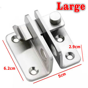 Stainless Steel Safety Hasp Door Lock for Bathroom Bedroom Door Catch Latch