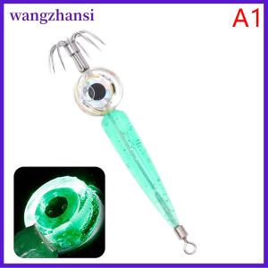 wangzhansi FIshing Lures Light LED Deep Sea Glowing Luminous Cuttlefish Squid Jig Hook Tackle Tool For Sea Fishing Feeder Fishing Accessory