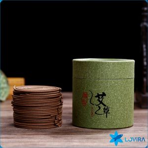 LoviRa Coil Incense Sandalwood Wormwood Home Fragrance Incense Scented 1 Box
